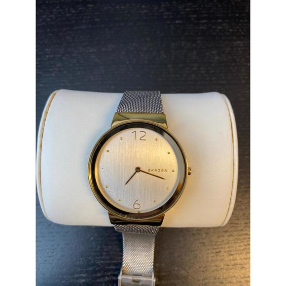 Skagen Women's Freja Silver Dial Stainless Steel Mesh Watch - Picture 4 of 4